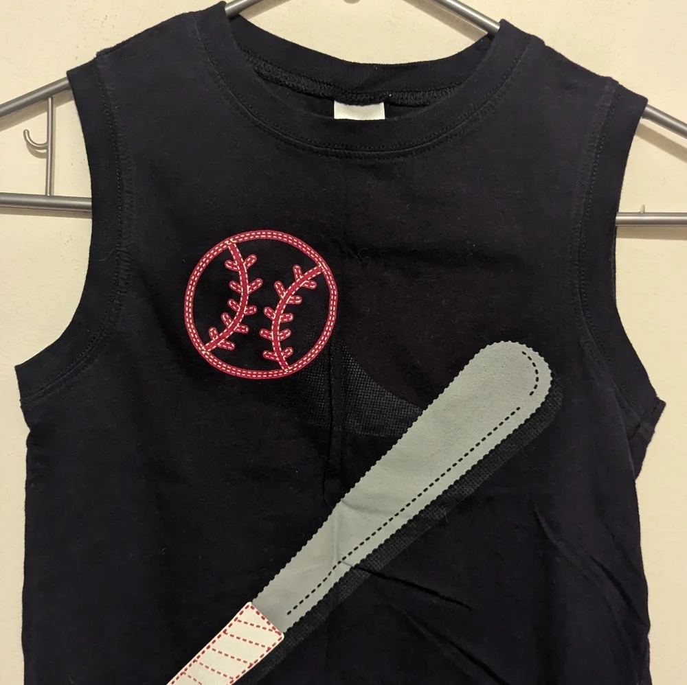 Gymboree Blue Baseball Tank Top Size 7